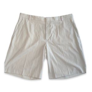 Men’s Nike Tiger Woods Collection Tan Flat Front Chino Golf Shorts